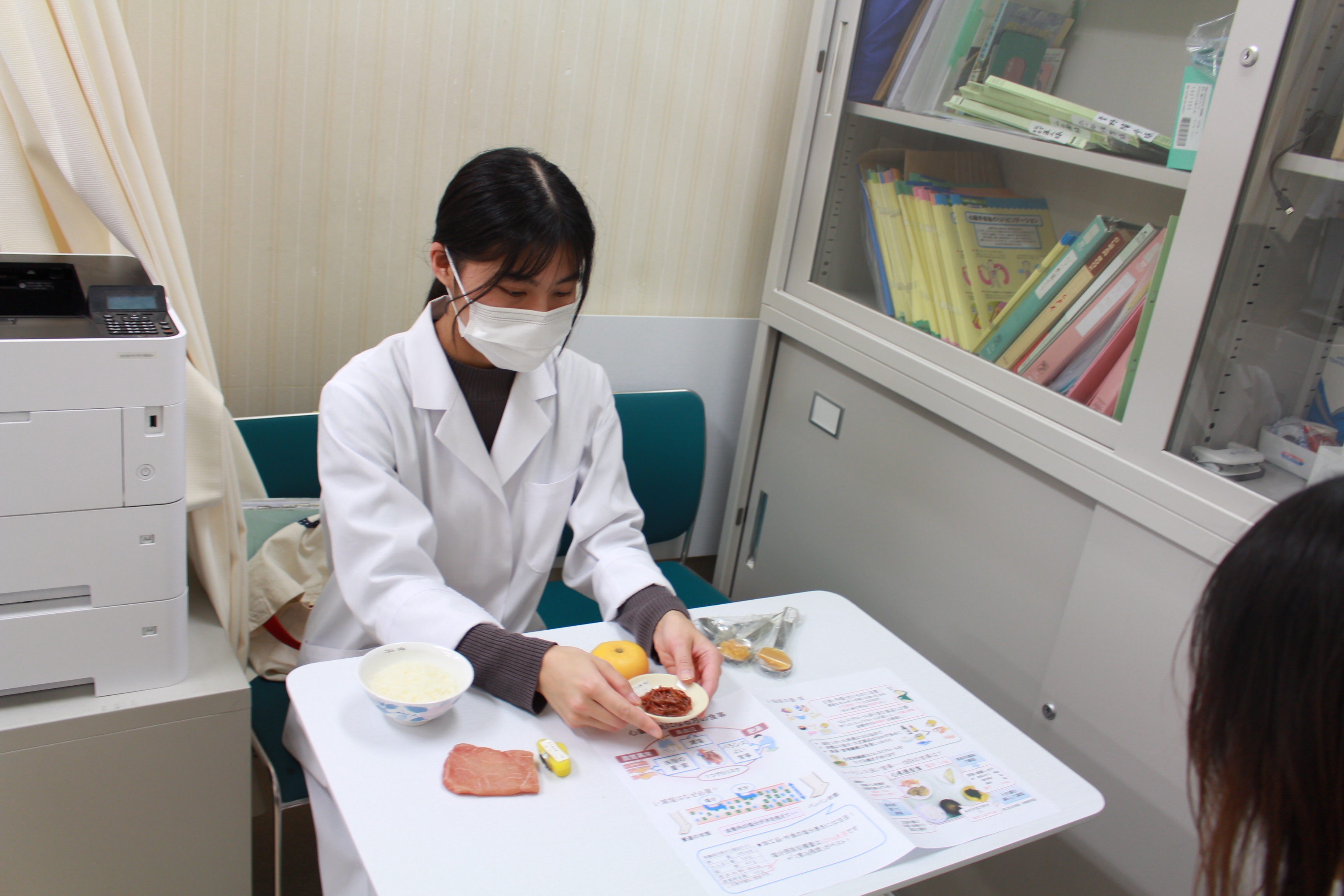 栄養指導の様子